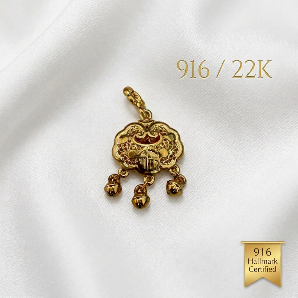 22K / 916 Gold Lightweight Pendants & Charms – Below $200 0.13g to 0.4g