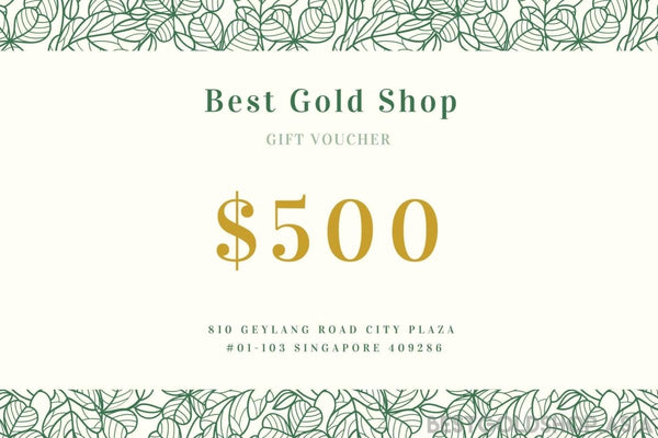 Best Gold Shop Gift Card - Best Gold Shop 22k gold 24k gold 916 gold gift card