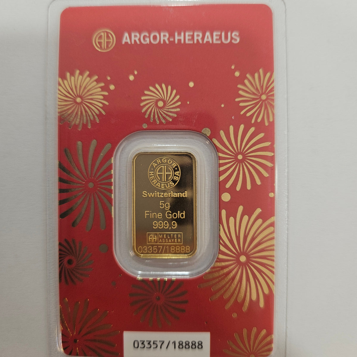 999.9 Gold Argor-Heraeus 2026 Year of the Horse Bars | 5g & 10g