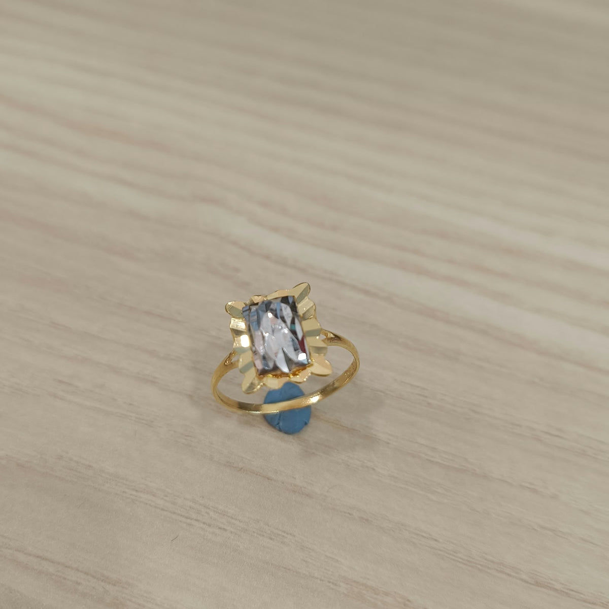 916 Gold Two-Tone Biscot V3 Ring | Elegant 22K Gold Design