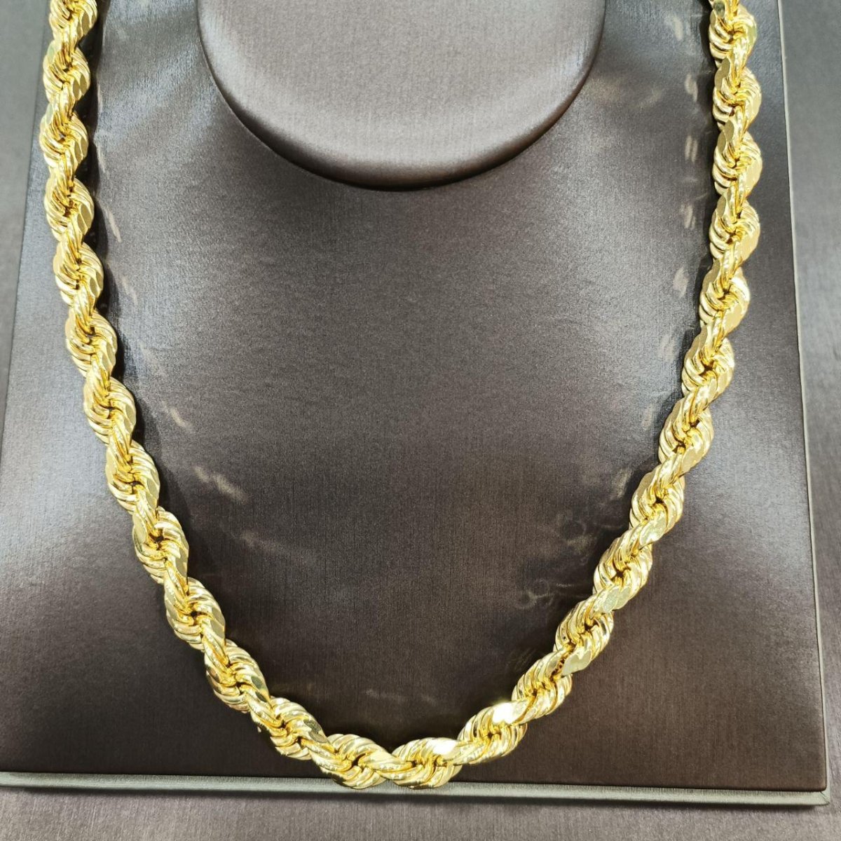 (NEW) 22k / 916 Gold Semi Solid Rope Necklace - Best Gold Shop 22k gold 22k gold necklace 916 gold Necklaces