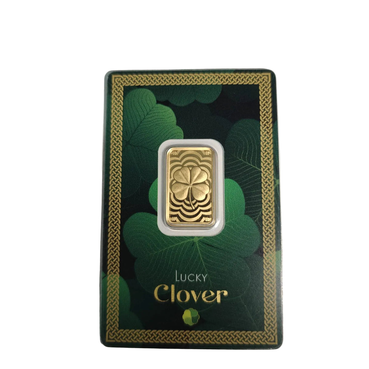 PAMP Suisse Lucky Clover 5g gold bar assay certificate