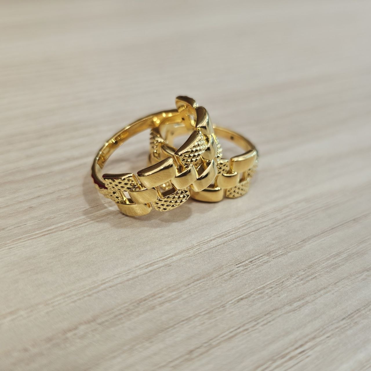 916 Gold Jubilee Design Ring latest design