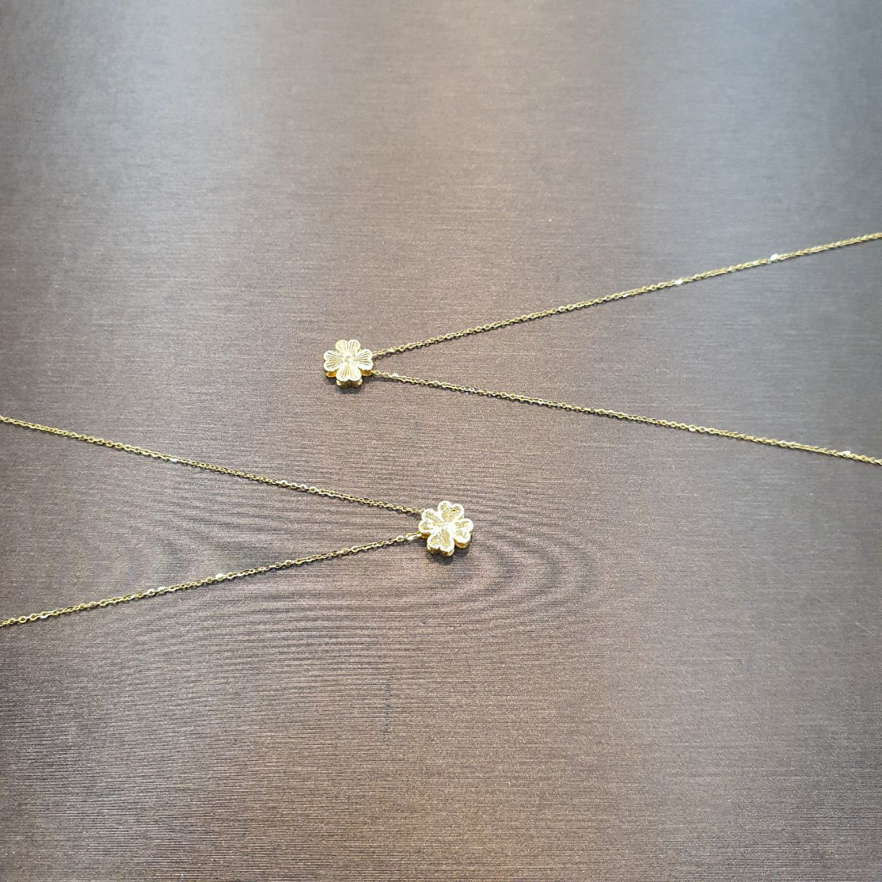 22k / 916 Gold Clover Necklace