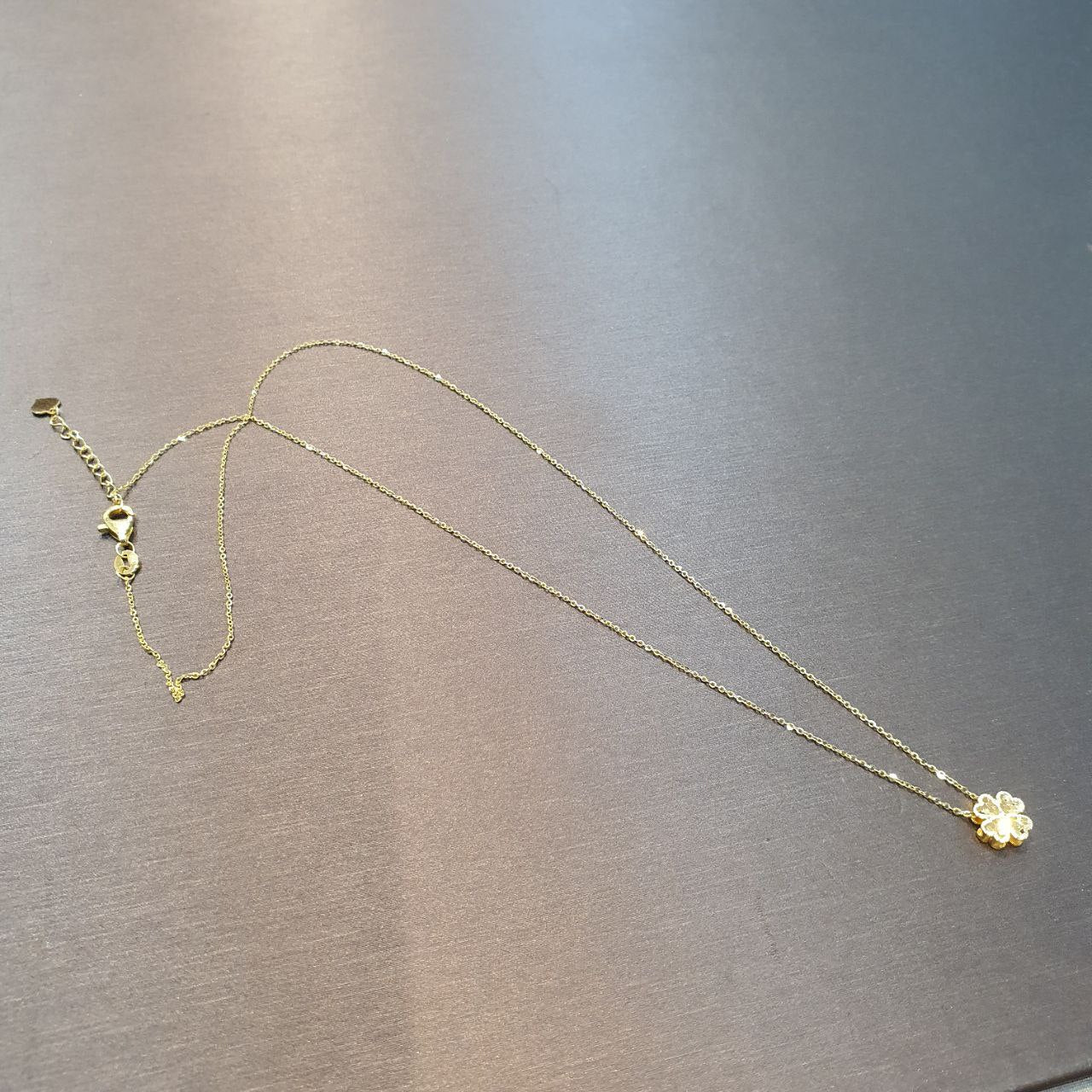 22k / 916 Gold Clover Necklace