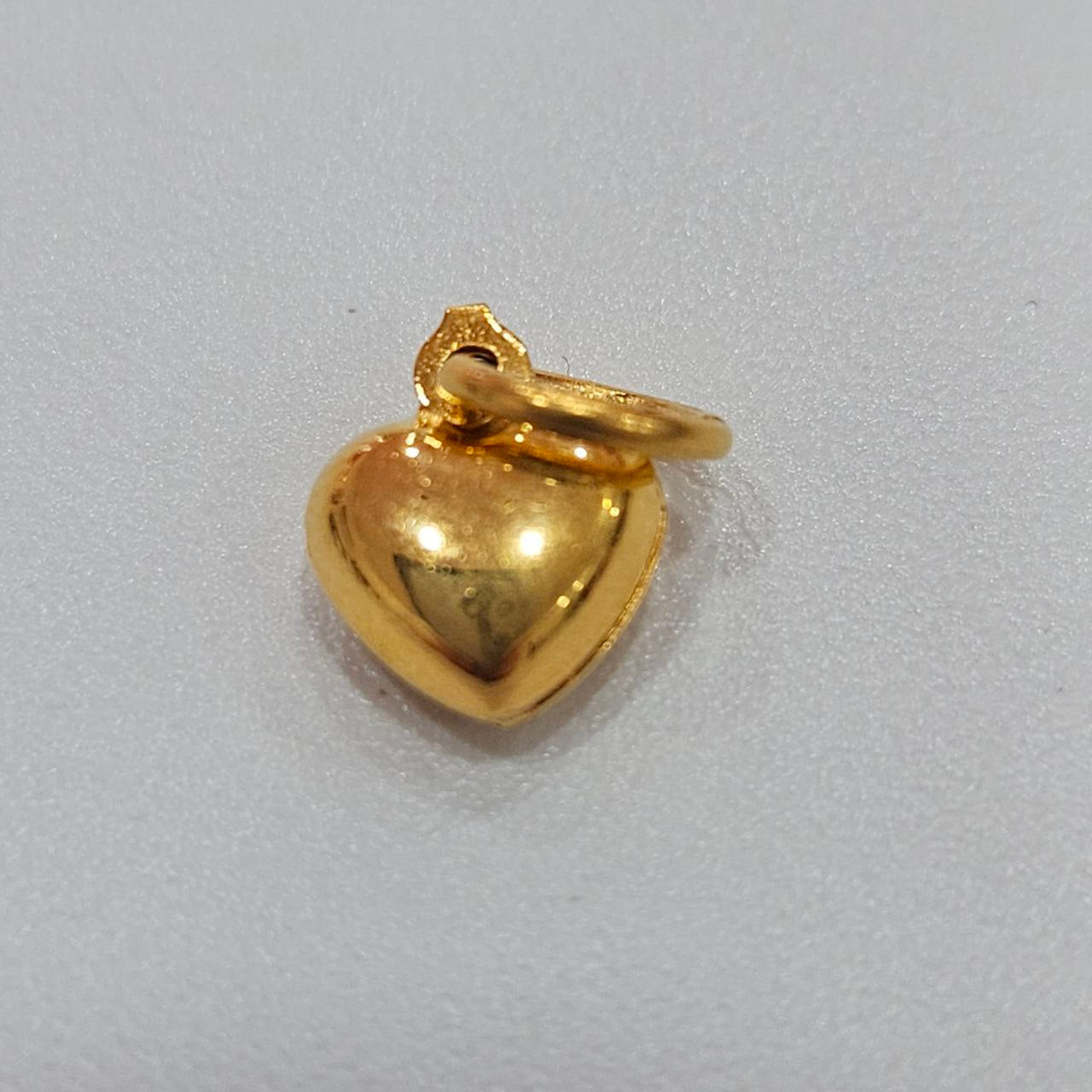 22k / 916 Gold Heart Necklace By Best Gold Shop - Best Gold Shop 22k gold 22k gold chain 22k gold necklace Charms & Pendants
