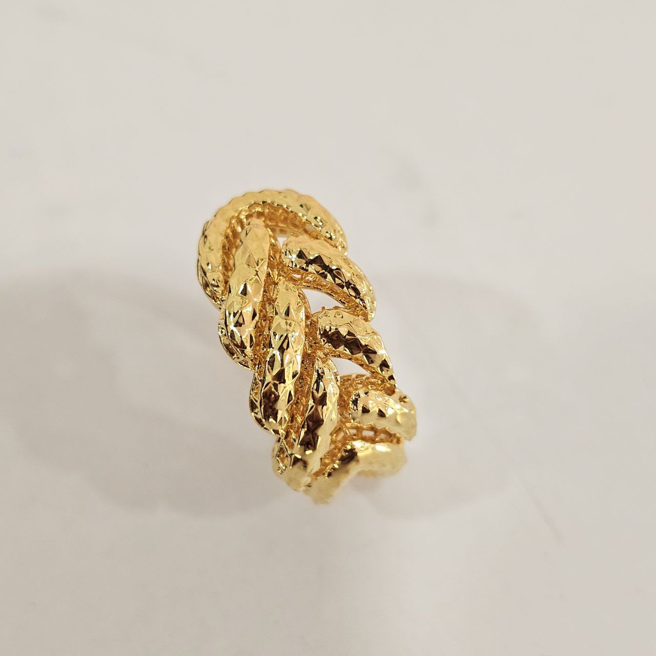 916 Gold Hollow Adira Ring V3