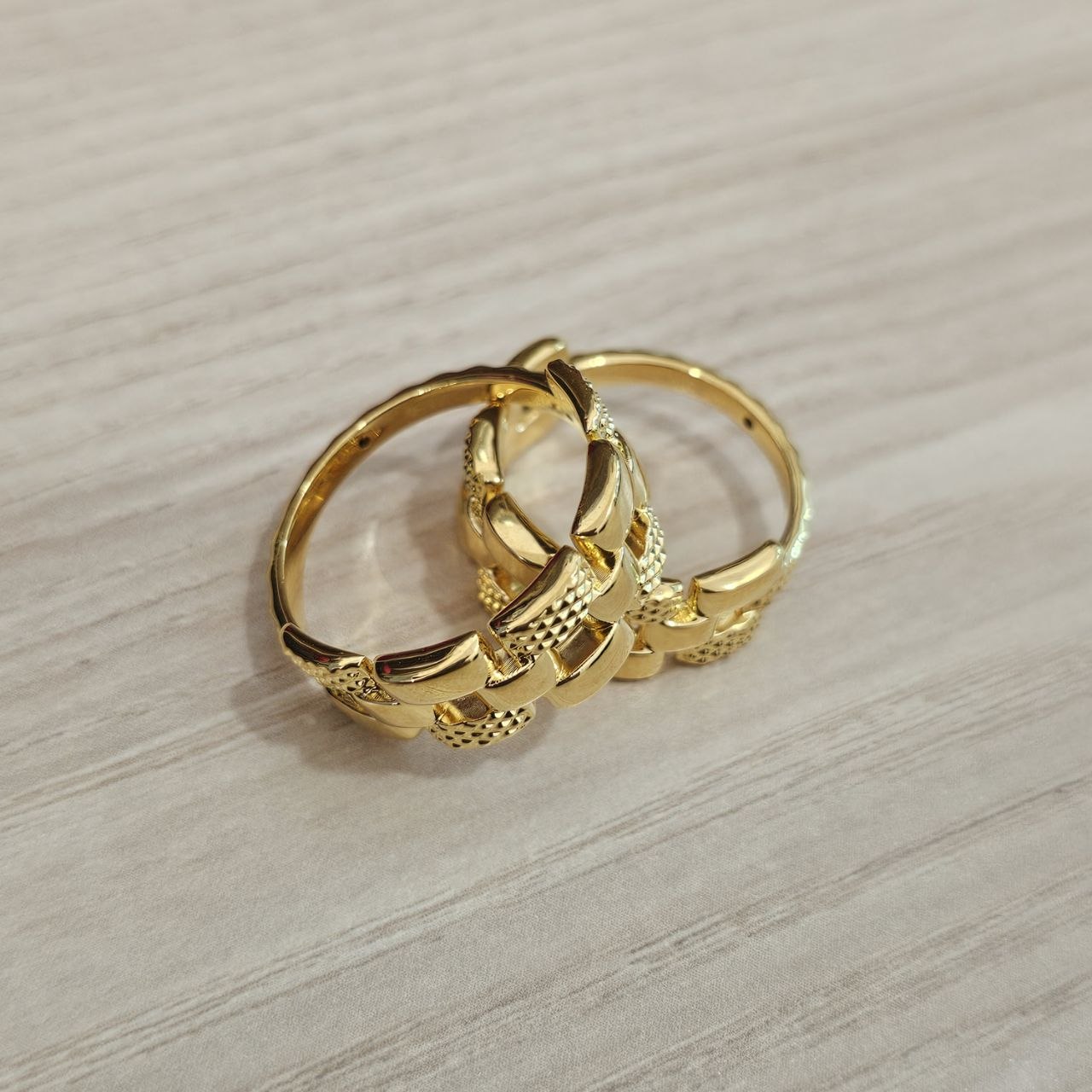 916 Gold Jubilee Design Ring latest design