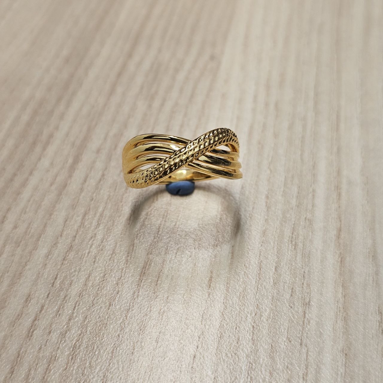 916 Gold Crisscross V5 Ring | New Lightweight Design