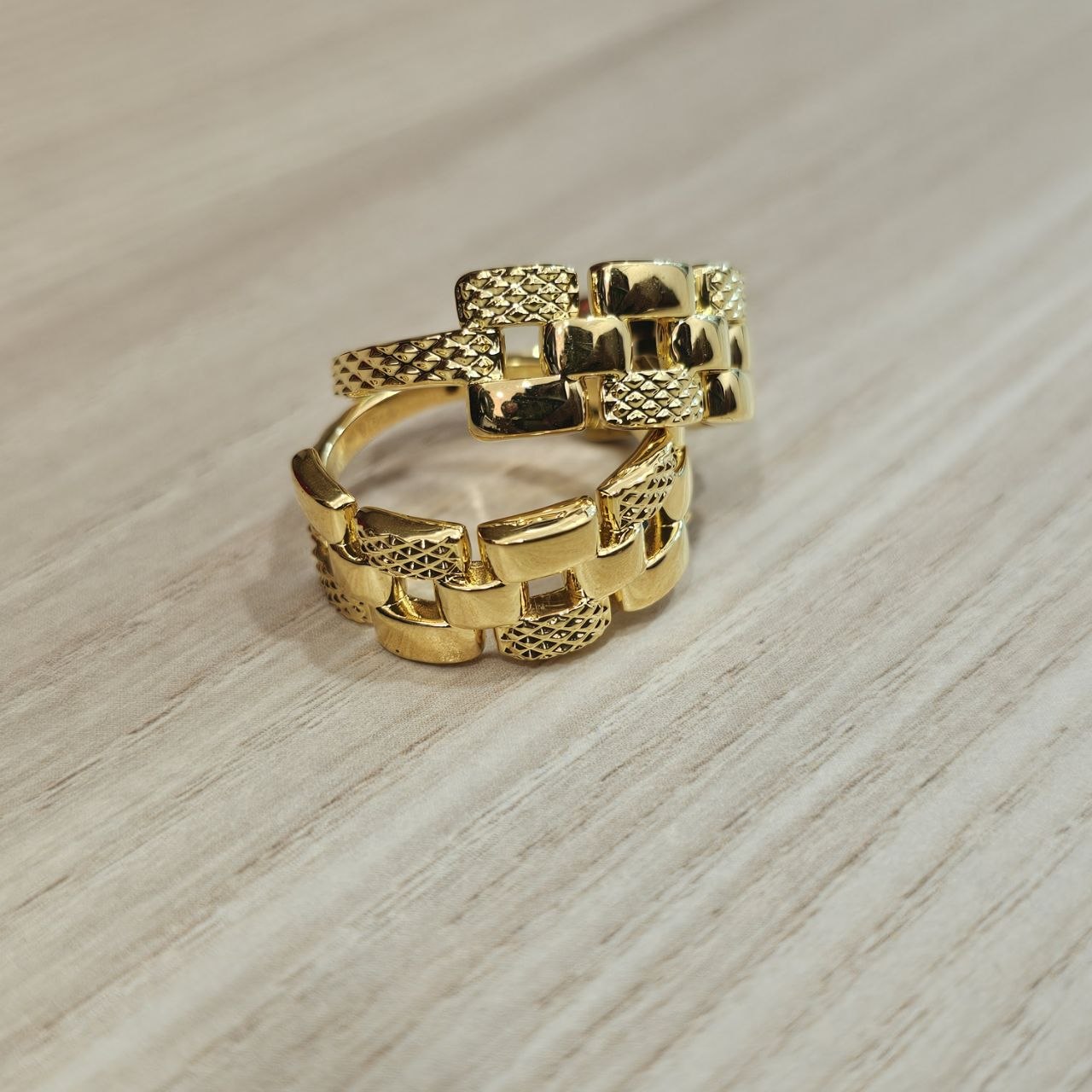 916 Gold Jubilee Design Ring latest design