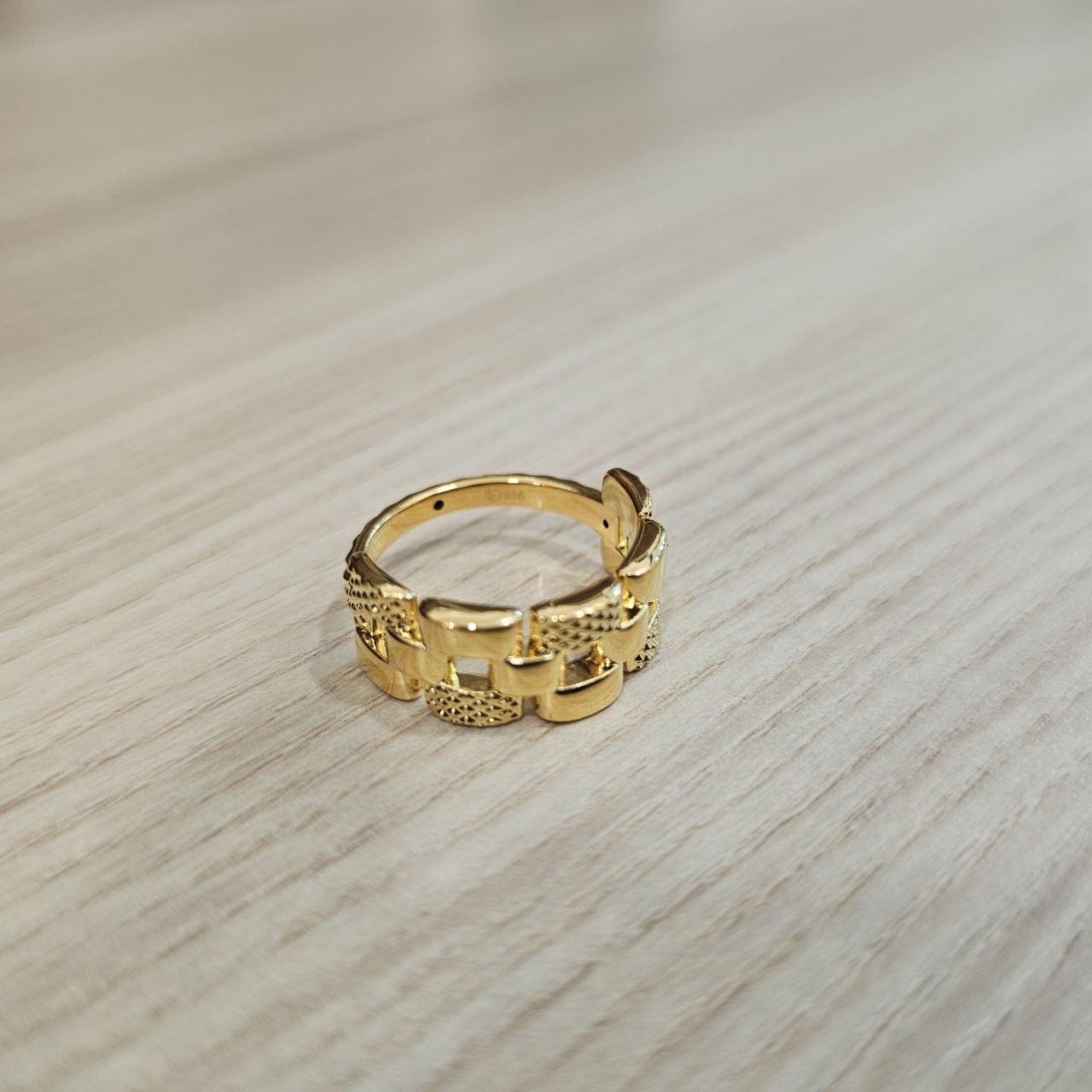 916 Gold Jubilee Design Ring latest design