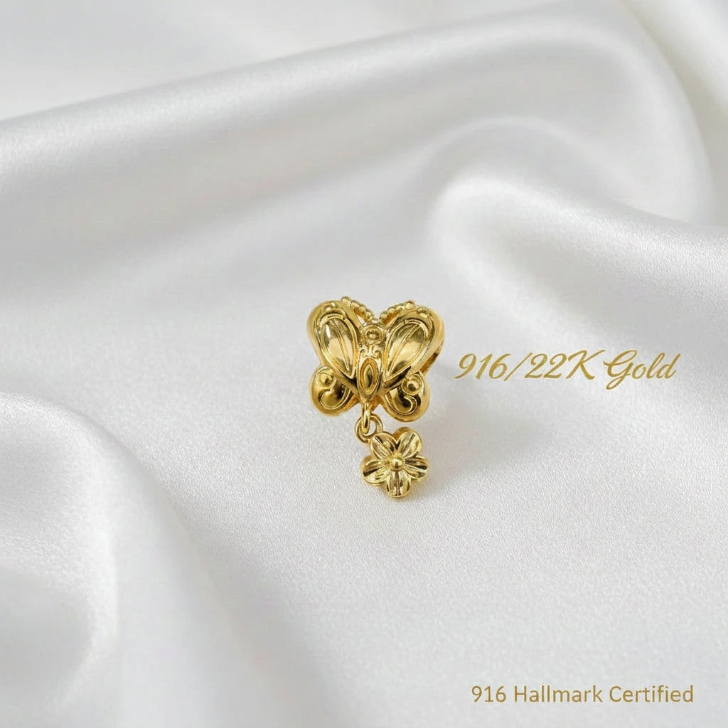 22K / 916 Gold Lightweight Pendants & Charms – Below $200 0.13g to 0.4g