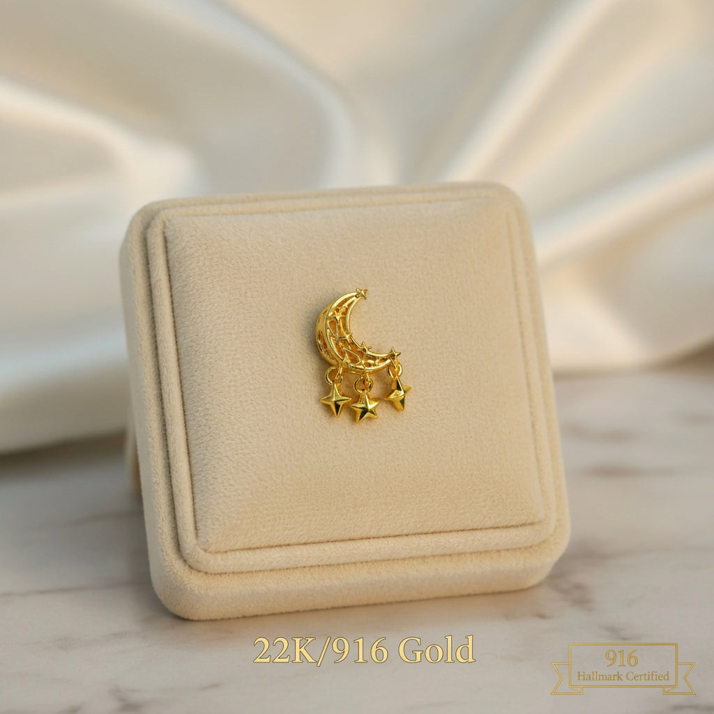 22K / 916 Gold Lightweight Pendants & Charms – Below $200 0.13g to 0.4g
