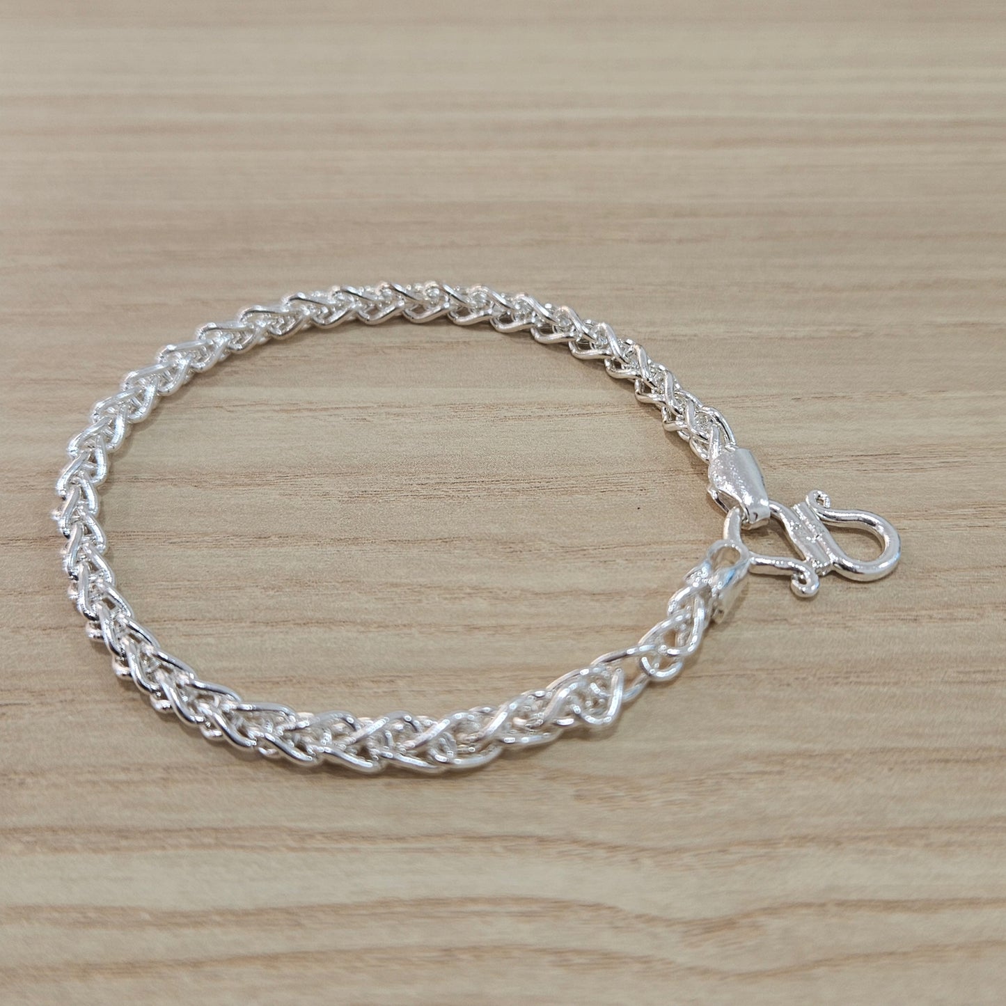 990 Silver Spike Bracelet | Classic Design