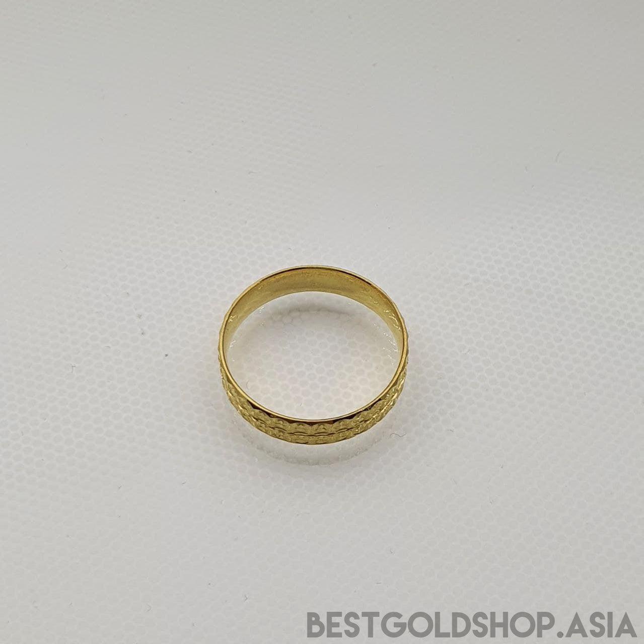 22K / 916 Gold High Polish Cutting Ring-Rings-Best Gold Shop
