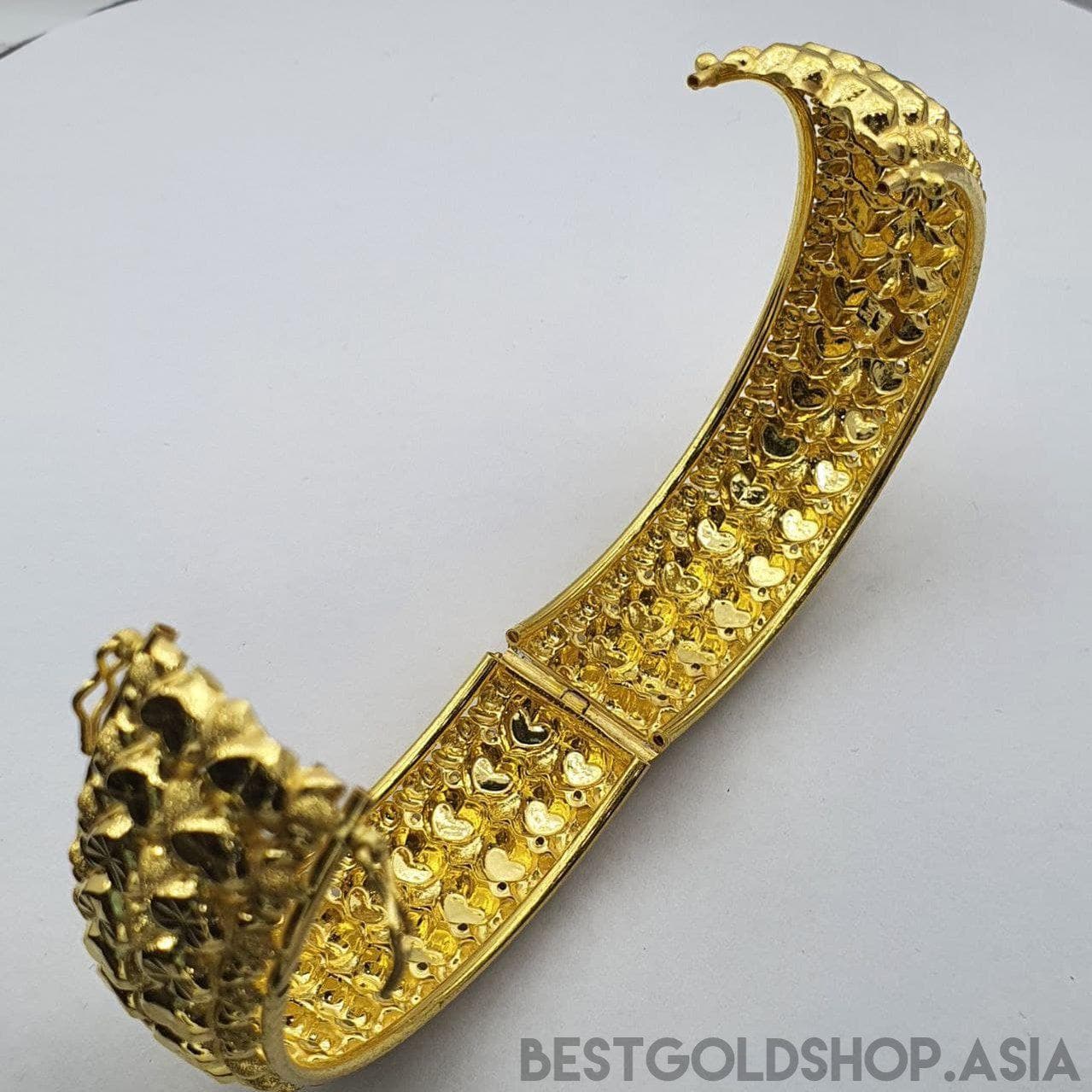 22k / 916 Gold Bangle Wide-916 gold-Best Gold Shop