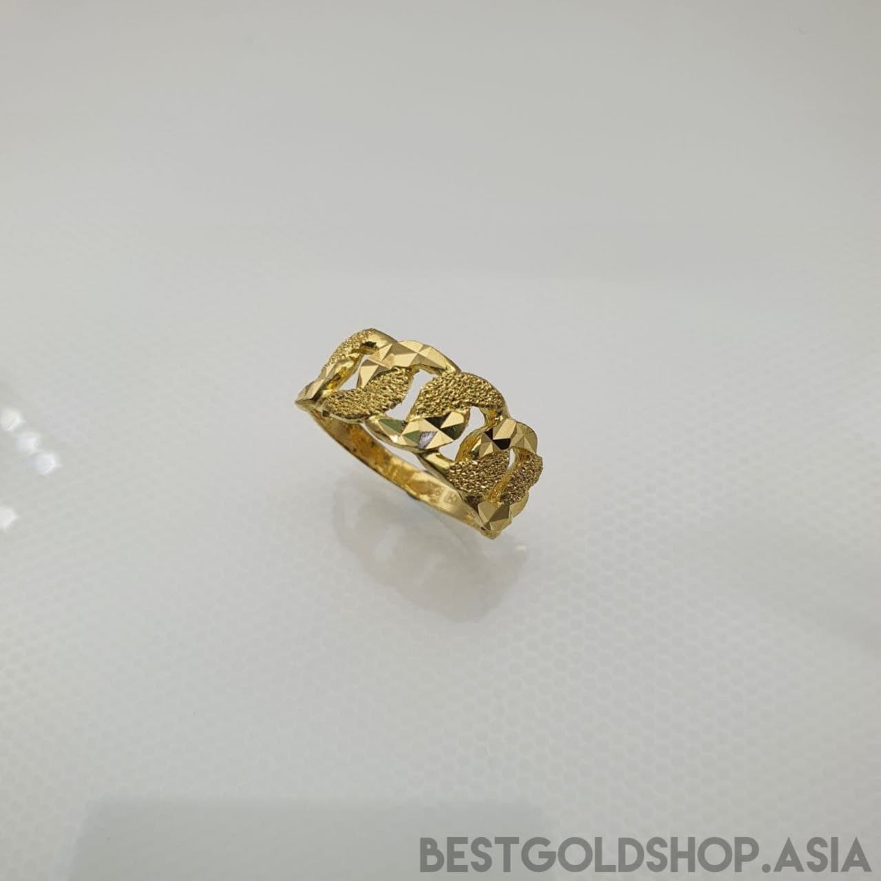 22k / 916 Gold Half Milo Ring-916 gold-Best Gold Shop