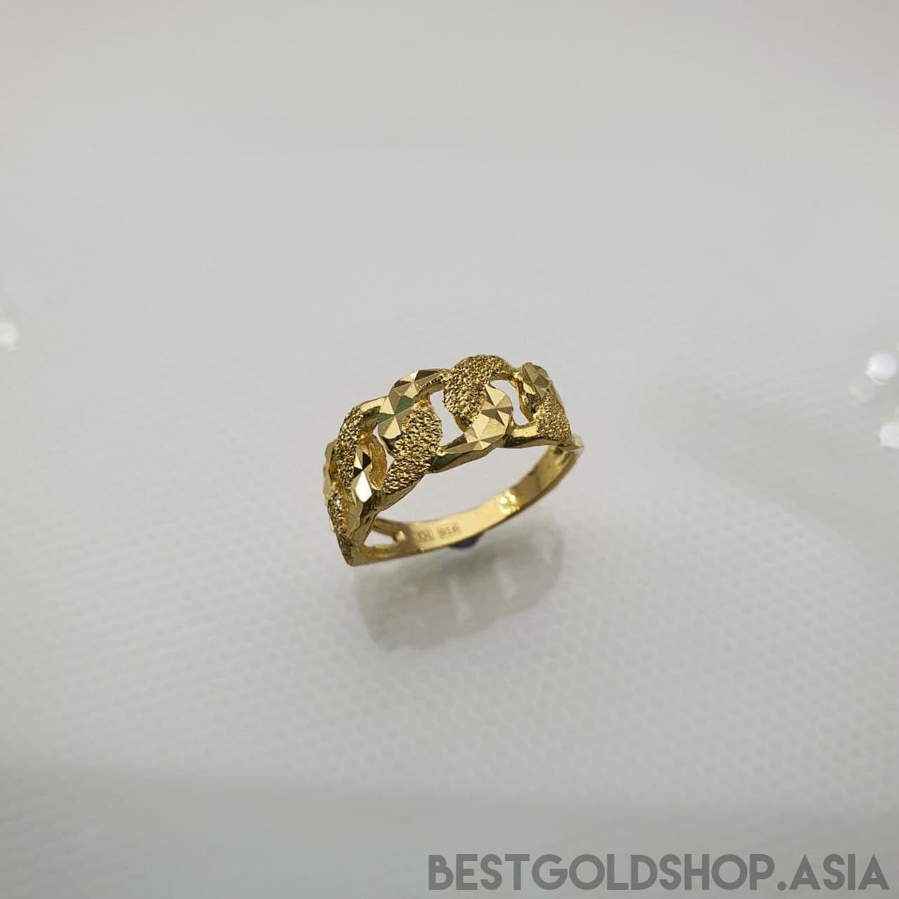 22k / 916 Gold Half Milo Ring-916 gold-Best Gold Shop