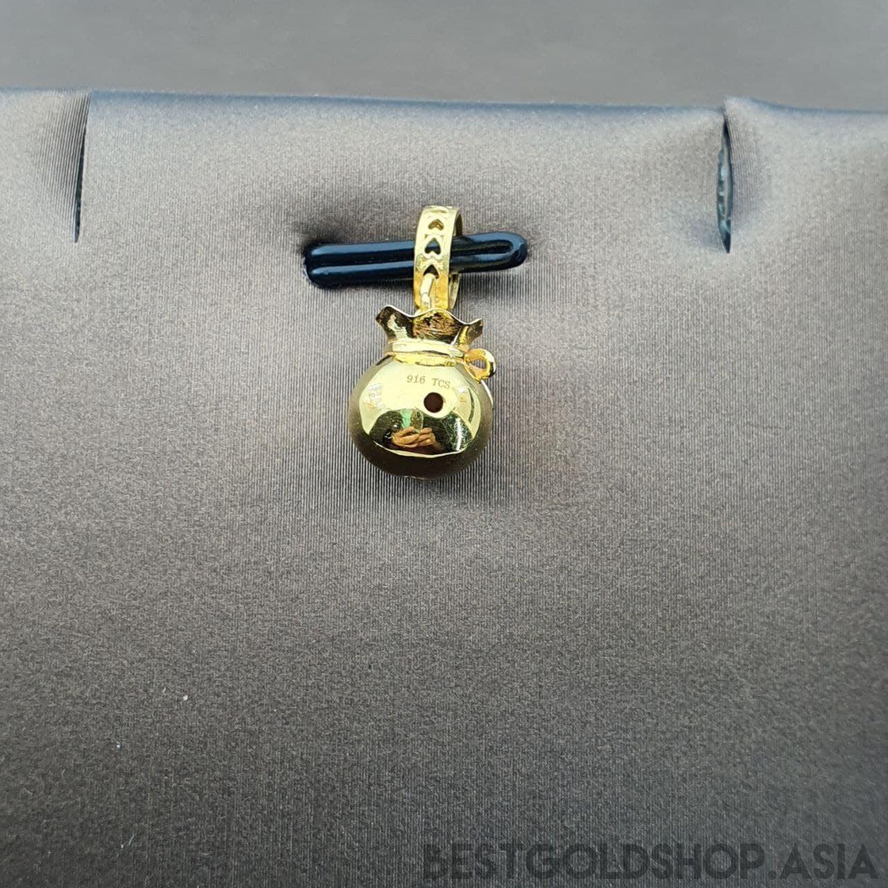 22k / 916 Gold Money Bag Charm / Pendant-Charms & Pendants-Best Gold Shop