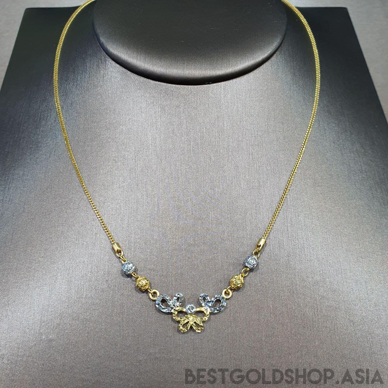 22k / 916 Gold Necklace with pendant-916 gold-Best Gold Shop