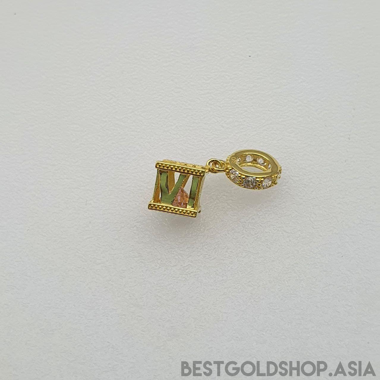 22k / 916 Gold Roman Box Charm-916 gold-Best Gold Shop
