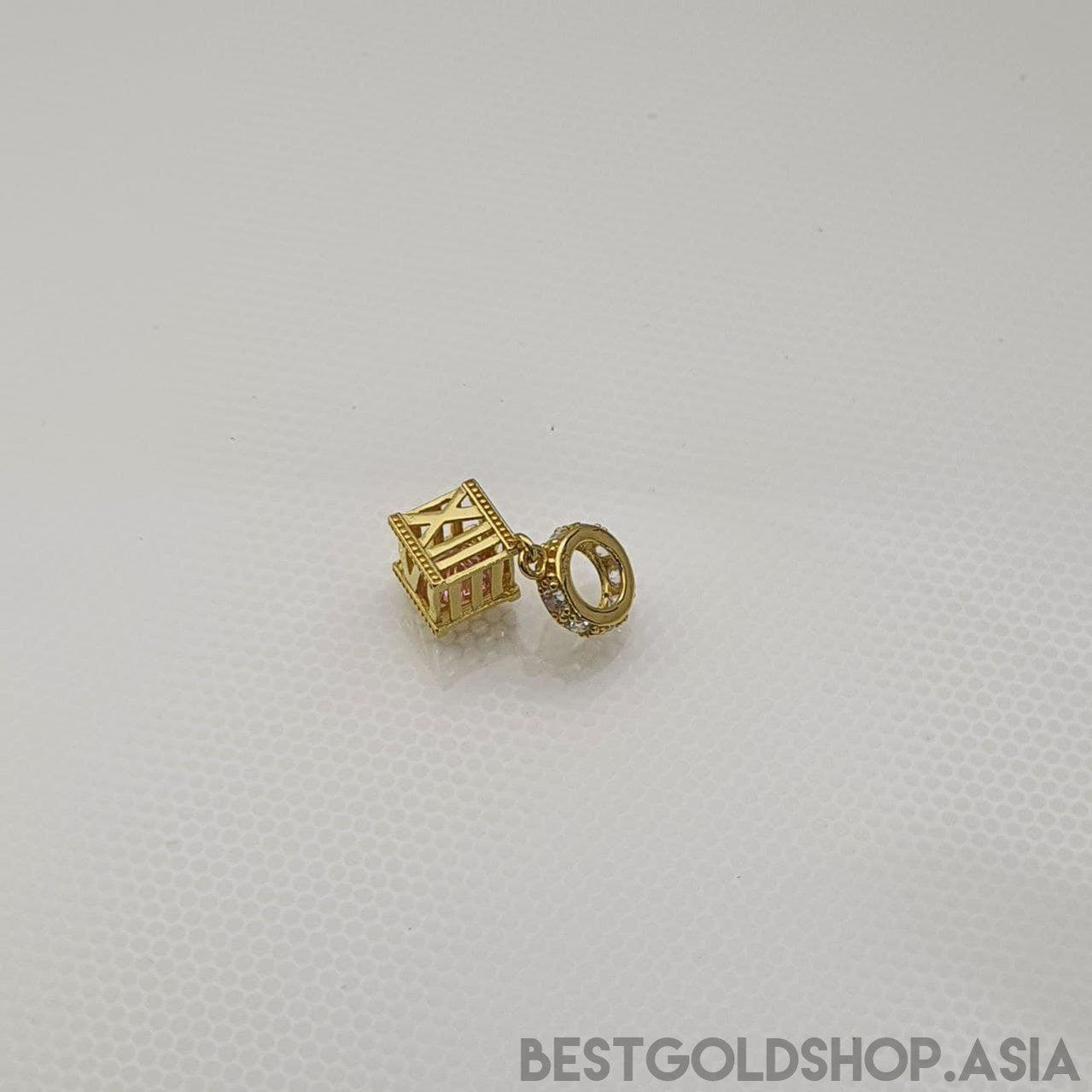 22k / 916 Gold Roman Box Charm-916 gold-Best Gold Shop
