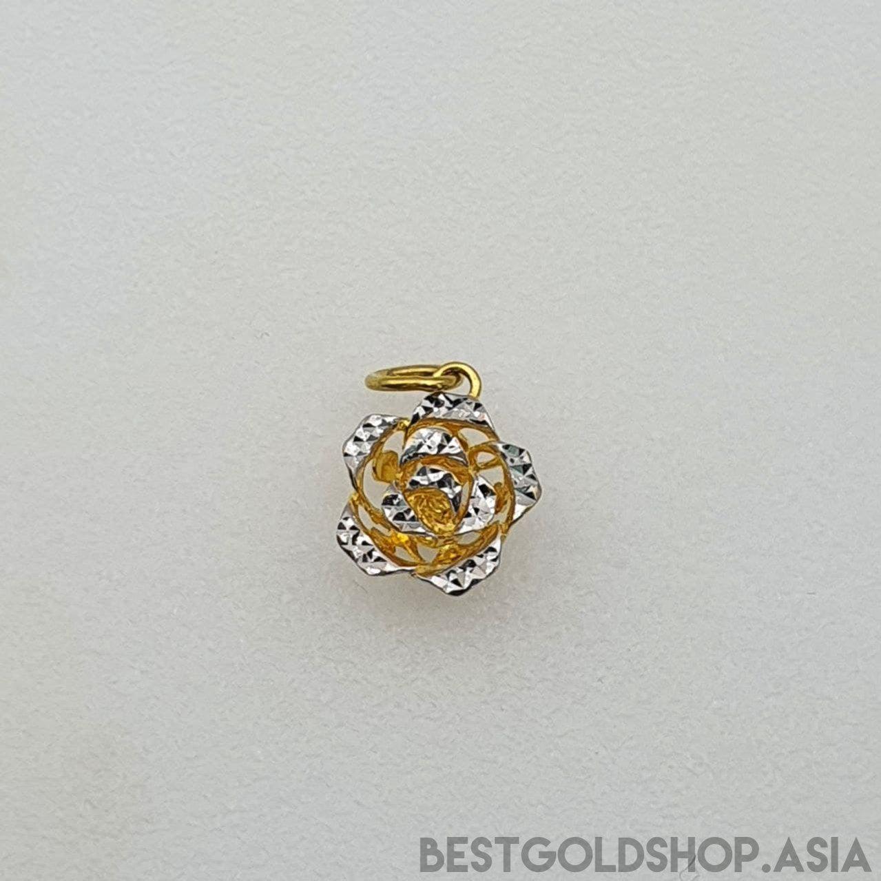 22k / 916 Gold Rose Pendant-916 gold-Best Gold Shop