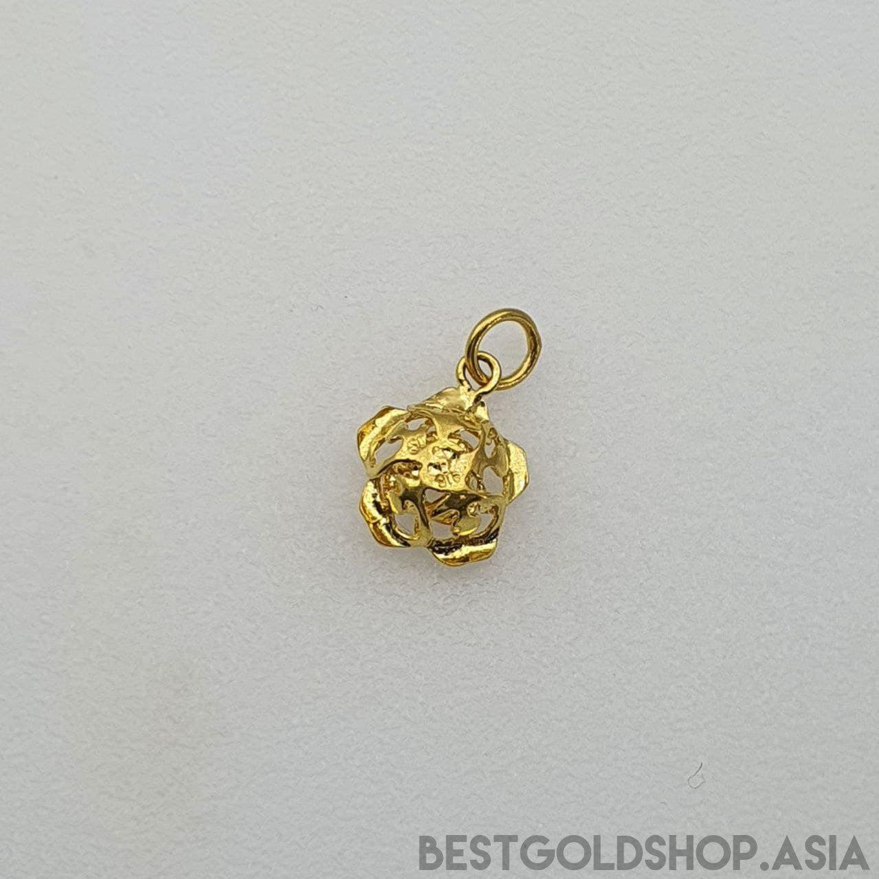22k / 916 Gold Rose Pendant-916 gold-Best Gold Shop