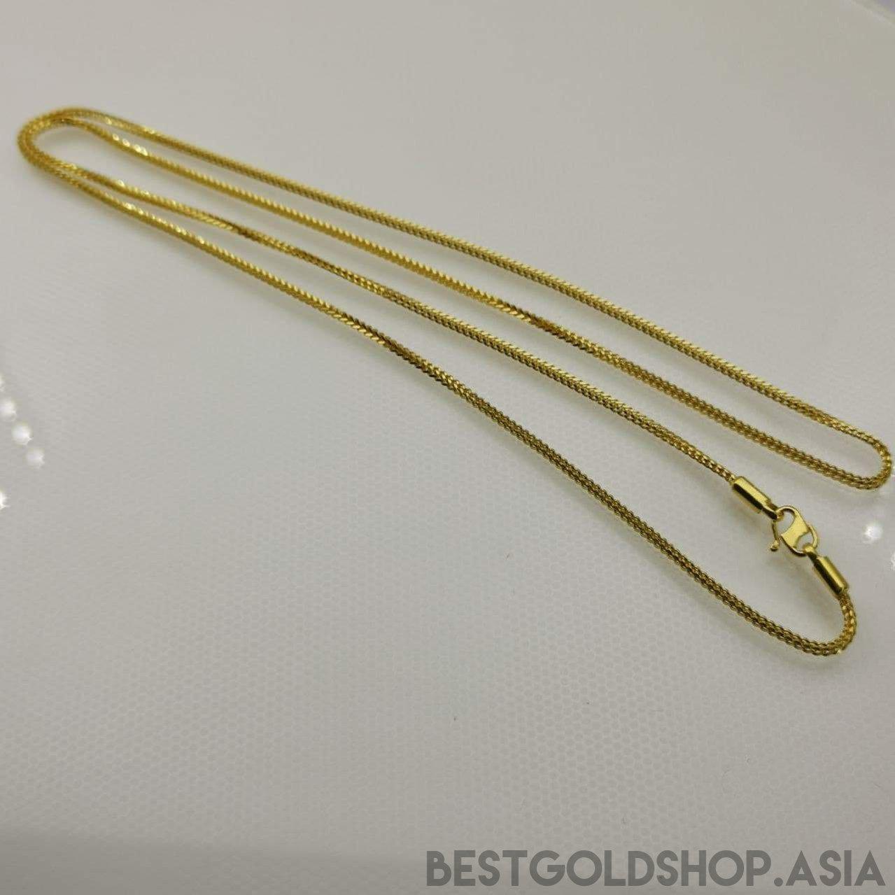 22k / 916 Gold Solid Box Necklace-916 gold-Best Gold Shop