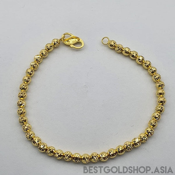 22k / 916 Gold cutting ball bracelet-916 gold-Best Gold Shop