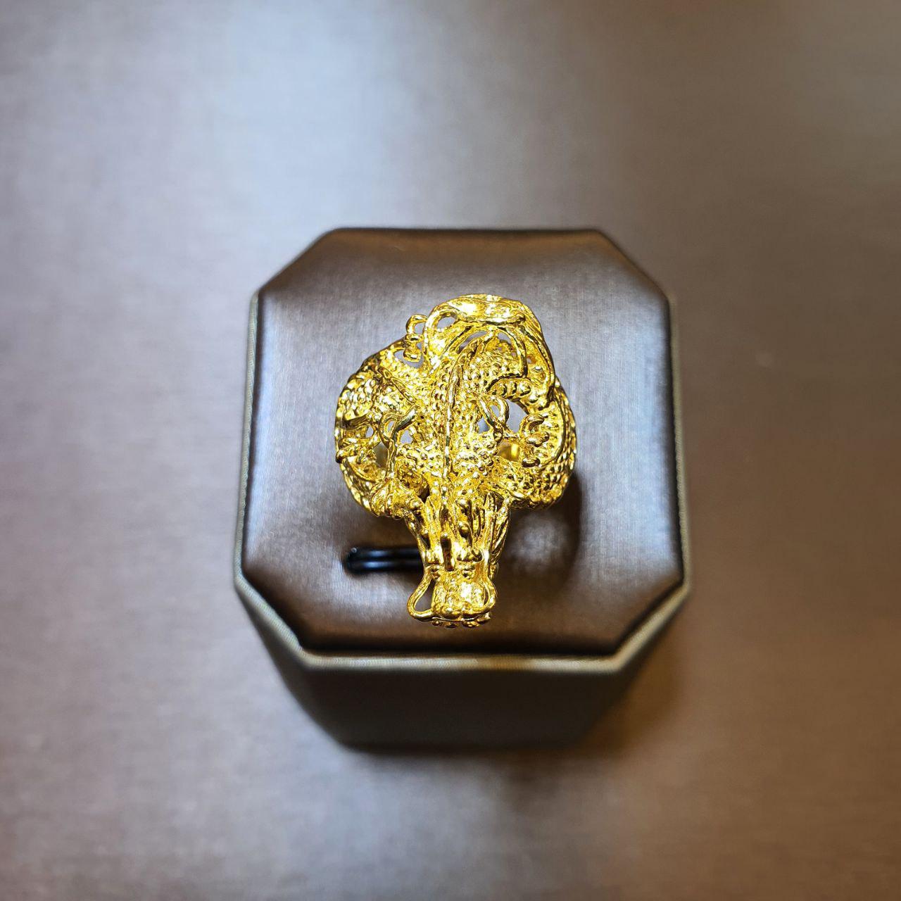 22k / 916 Gold 3d Dragon Ring-916 gold-Best Gold Shop