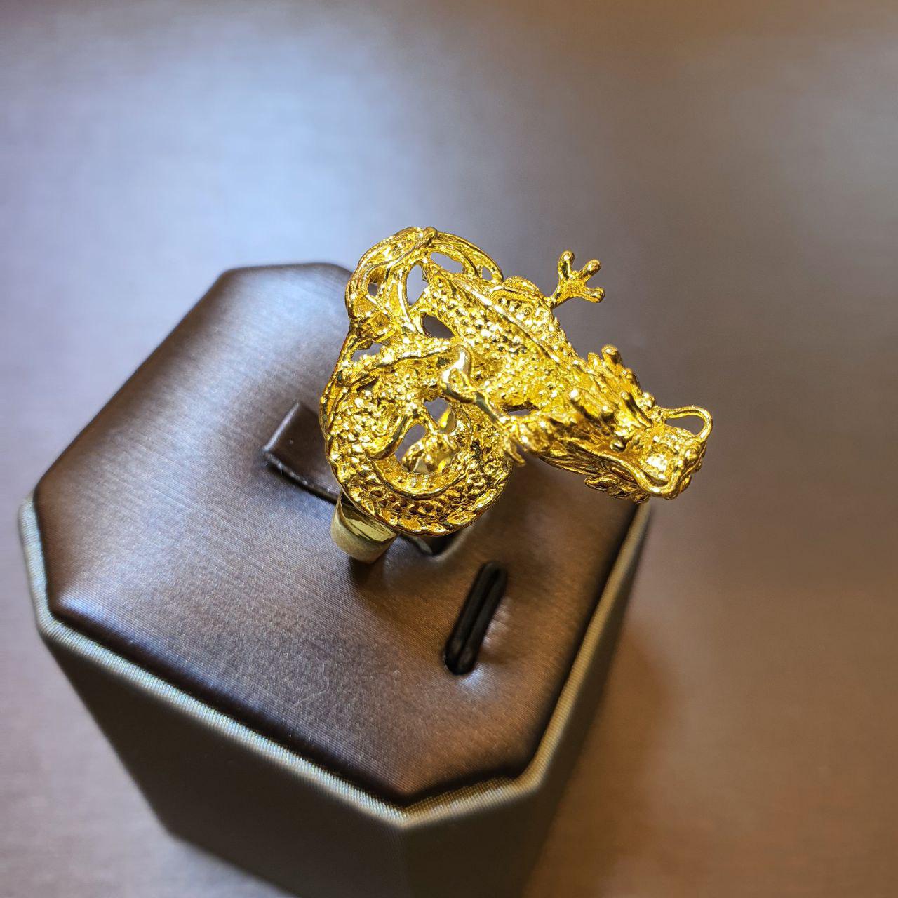 22k / 916 Gold 3d Dragon Ring-916 gold-Best Gold Shop