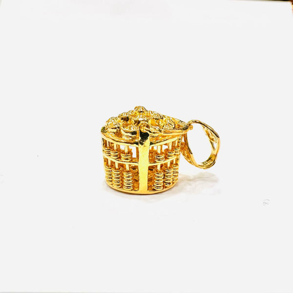 22K / 916 Gold Abacus Pendant-916 gold-Best Gold Shop
