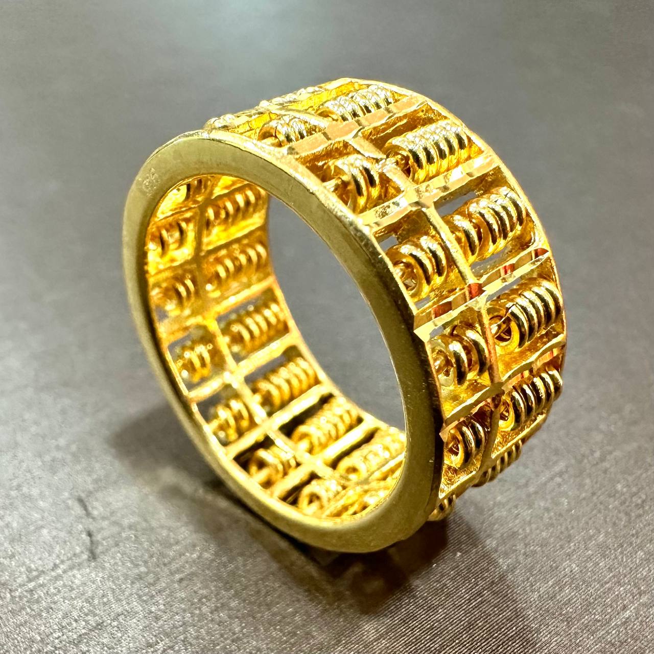 LITZ SuteraMall 丽晶五福城- 916 (22K) Gold Ring 算盘is now added to our collection  at LiTZ Sutera Mall! Message us to find out more! | Facebook