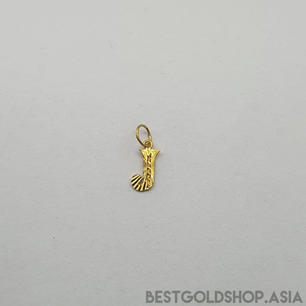 22k / 916 gold alphabet cutting design pendant-916 gold-Best Gold Shop