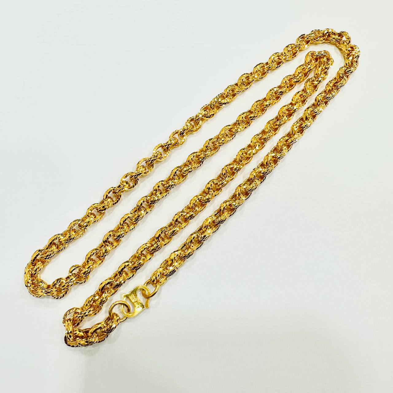 22k / 916 Gold Anchor Cutting Chain V4-916 gold-Best Gold Shop