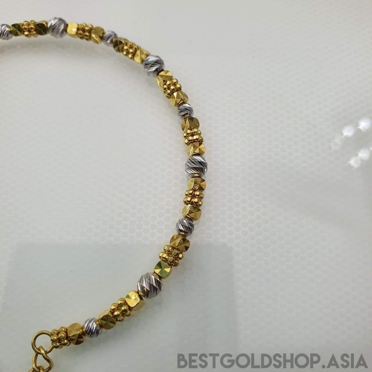 22k / 916 Gold ball bangle 2C-916 gold-Best Gold Shop