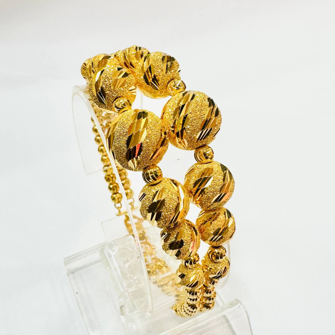 22k / 916 Gold Ball Bracelet V3-916 gold-Best Gold Shop