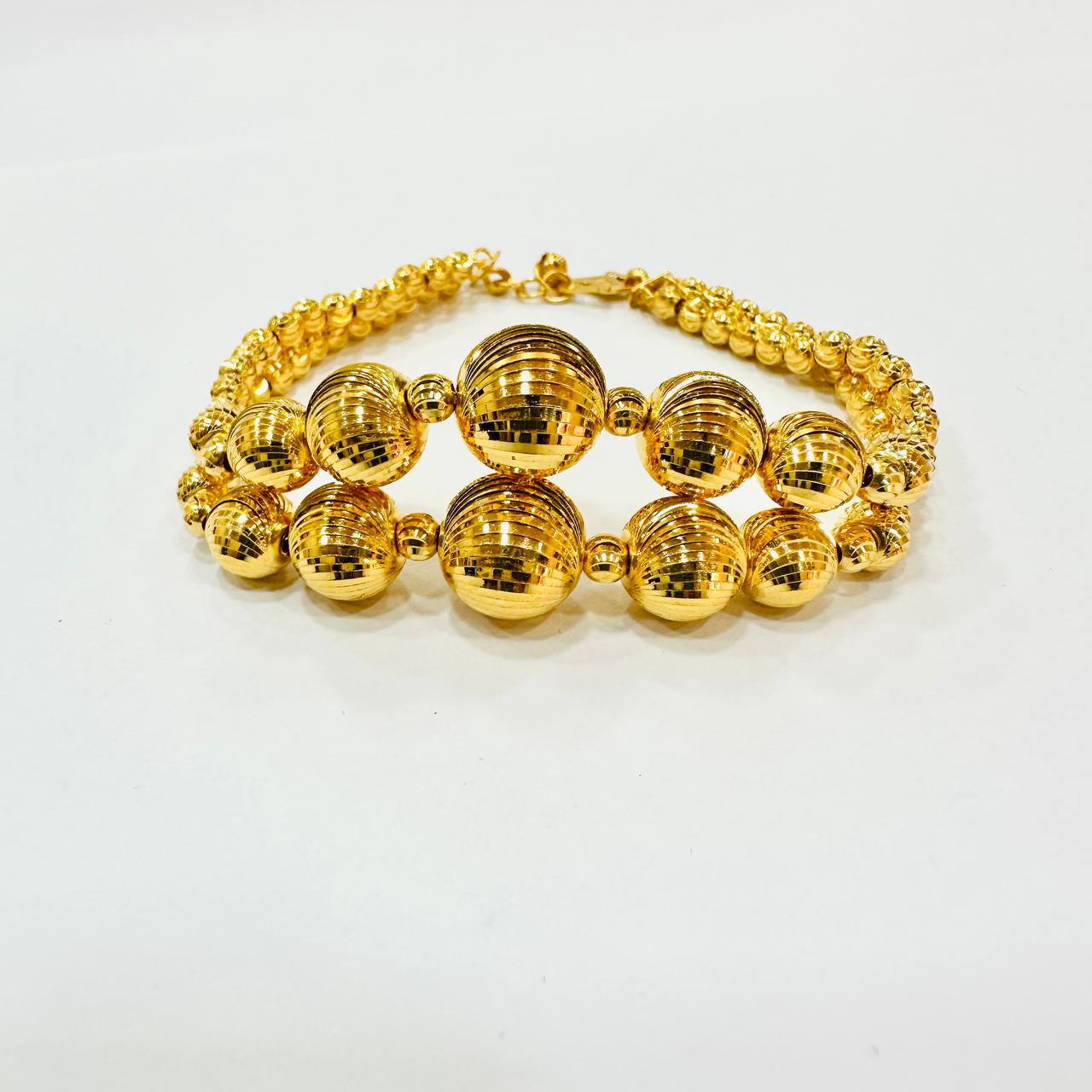 22k / 916 Gold Ball Bracelet V3-916 gold-Best Gold Shop