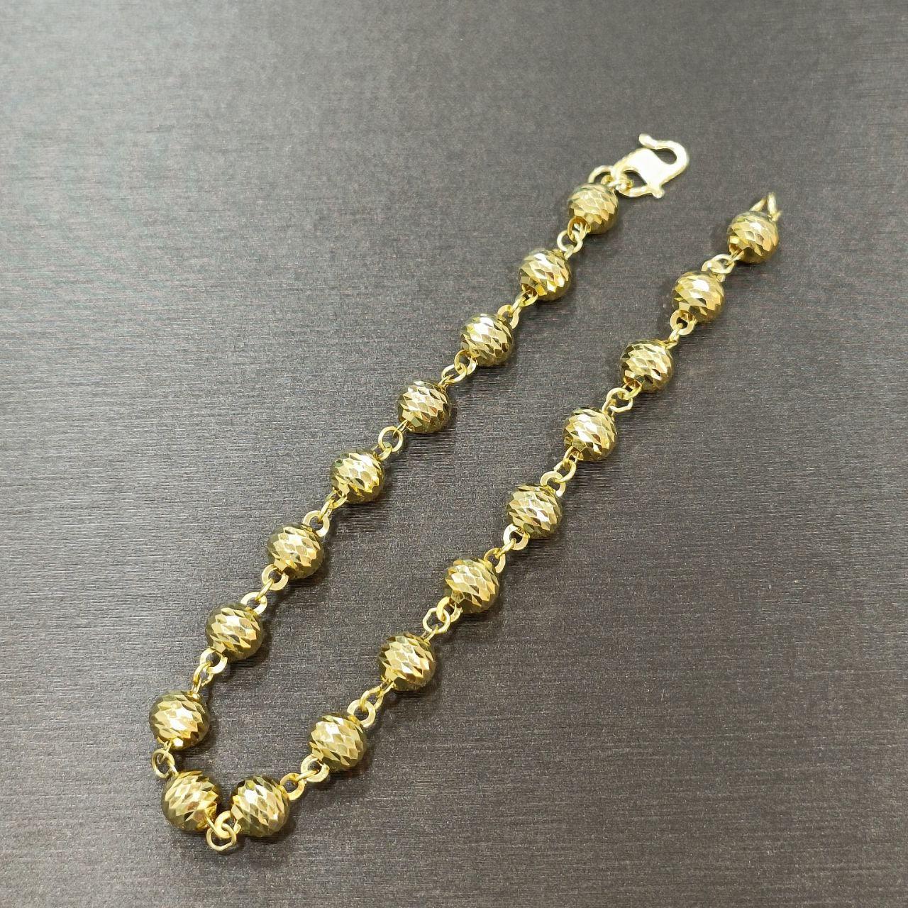 22k / 916 Gold Ball Bracelet V4-916 gold-Best Gold Shop
