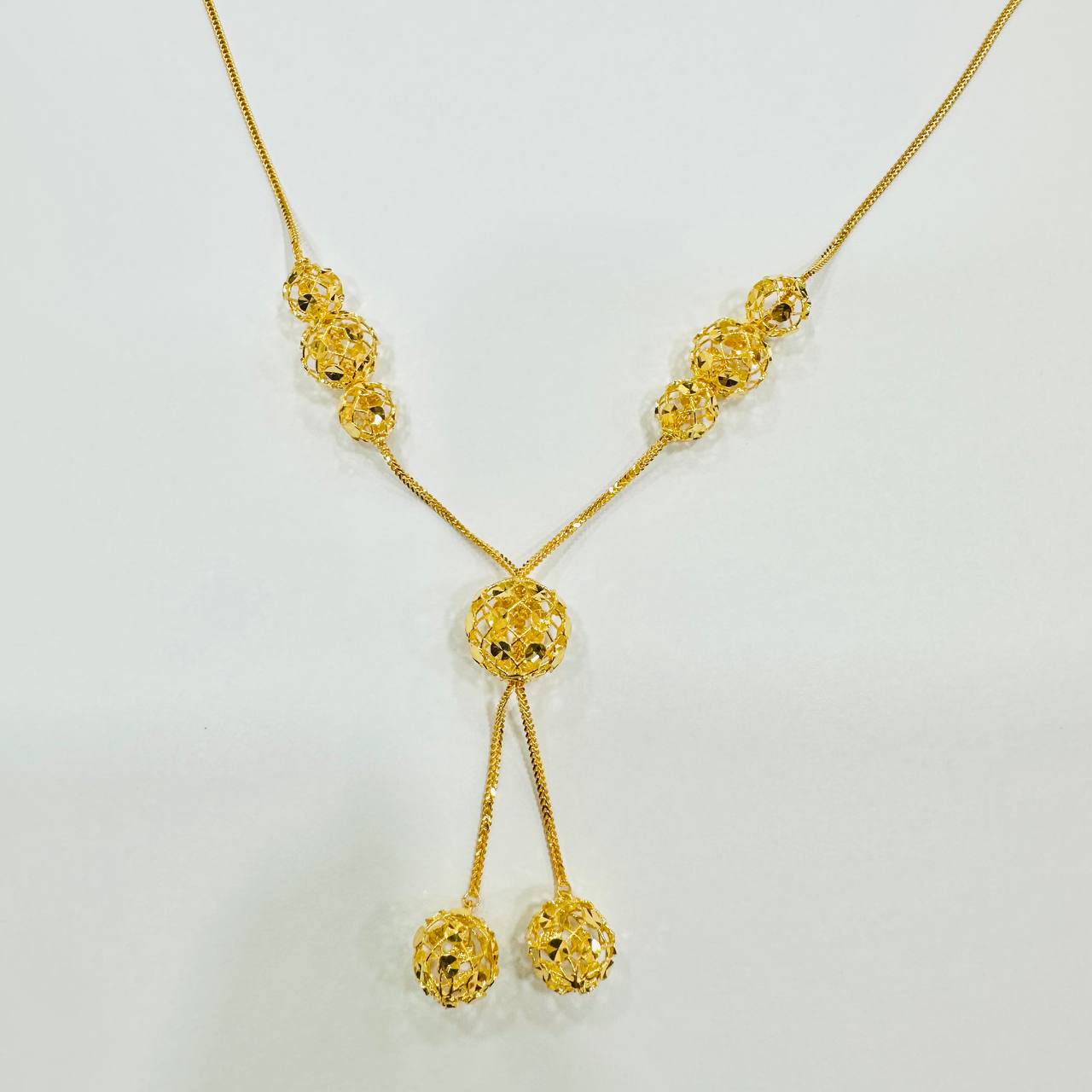Statement Ball Chain Necklace in Gold | Uncommon James