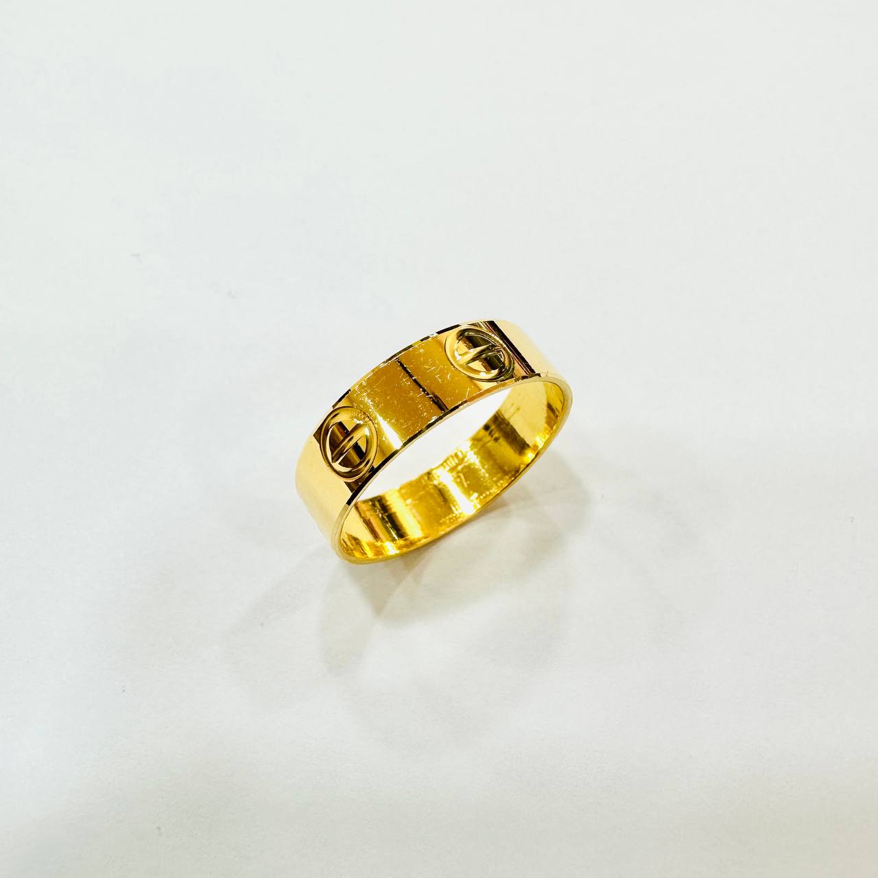 22k / 916 gold C Design Ring-916 gold-Best Gold Shop