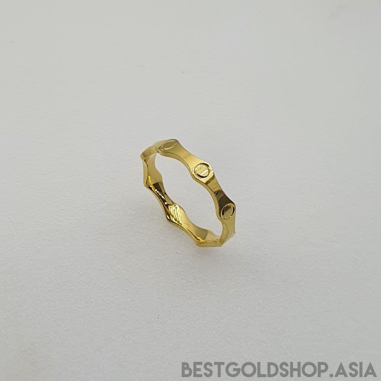 22k / 916 Gold C nail Ring smooth finish-916 gold-Best Gold Shop