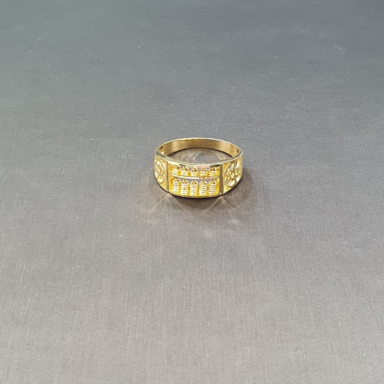 22k / 916 Gold Chinese word Fa(發）Huat Abacus Ring-Rings-Best Gold Shop