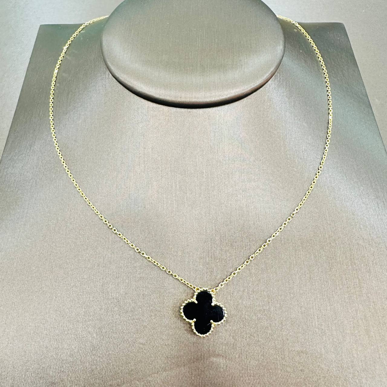 22k / 916 Gold Cloverleaf Necklace-916 gold-Best Gold Shop