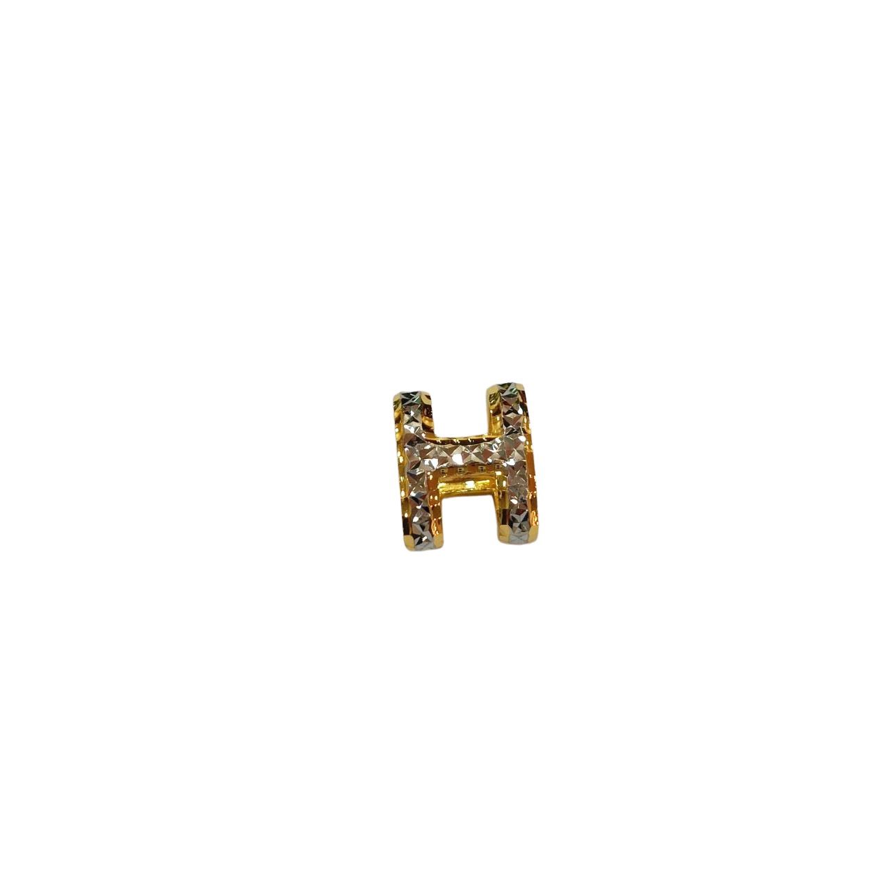 22k / 916 Gold Cutting H Design Pendant-916 gold-Best Gold Shop