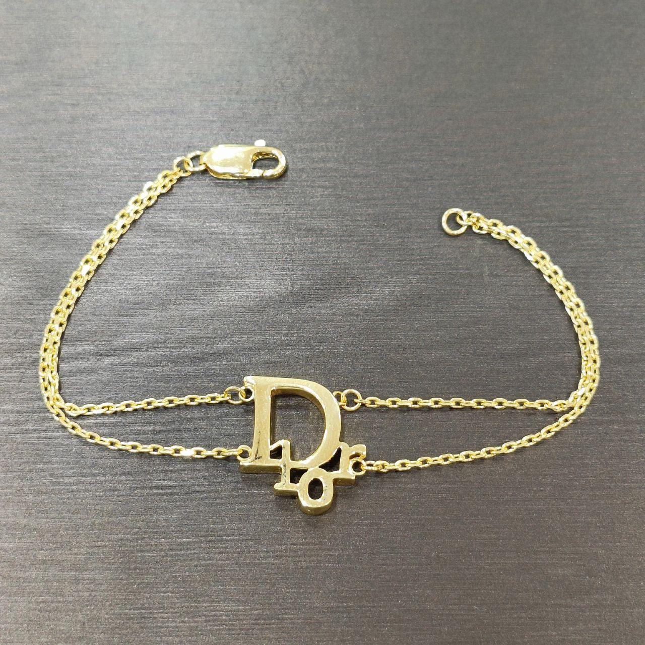 22k / 916 Gold D Design Bracelet-916 gold-Best Gold Shop