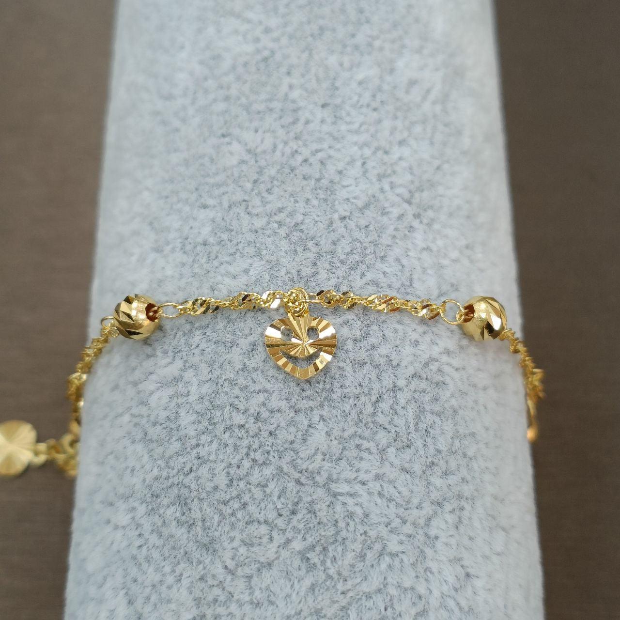 22k / 916 Gold Dangling bracelet V3-916 gold-Best Gold Shop