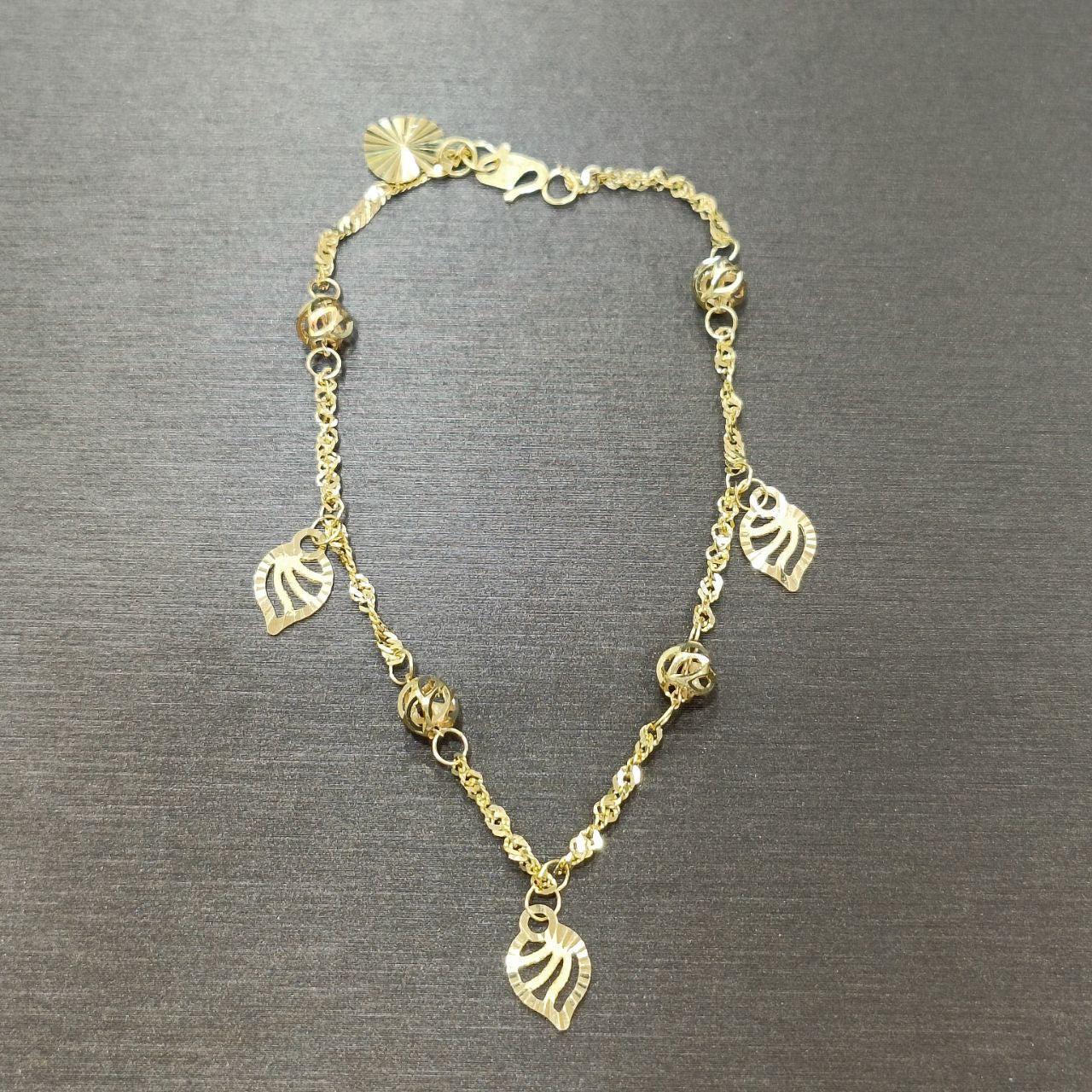22k / 916 Gold Dangling bracelet V3-916 gold-Best Gold Shop