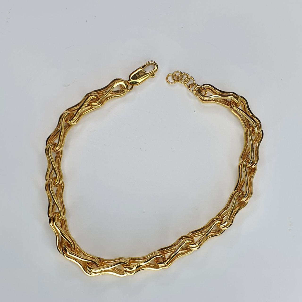 22k / 916 Gold Double Link Bracelet v5-916 gold-Best Gold Shop